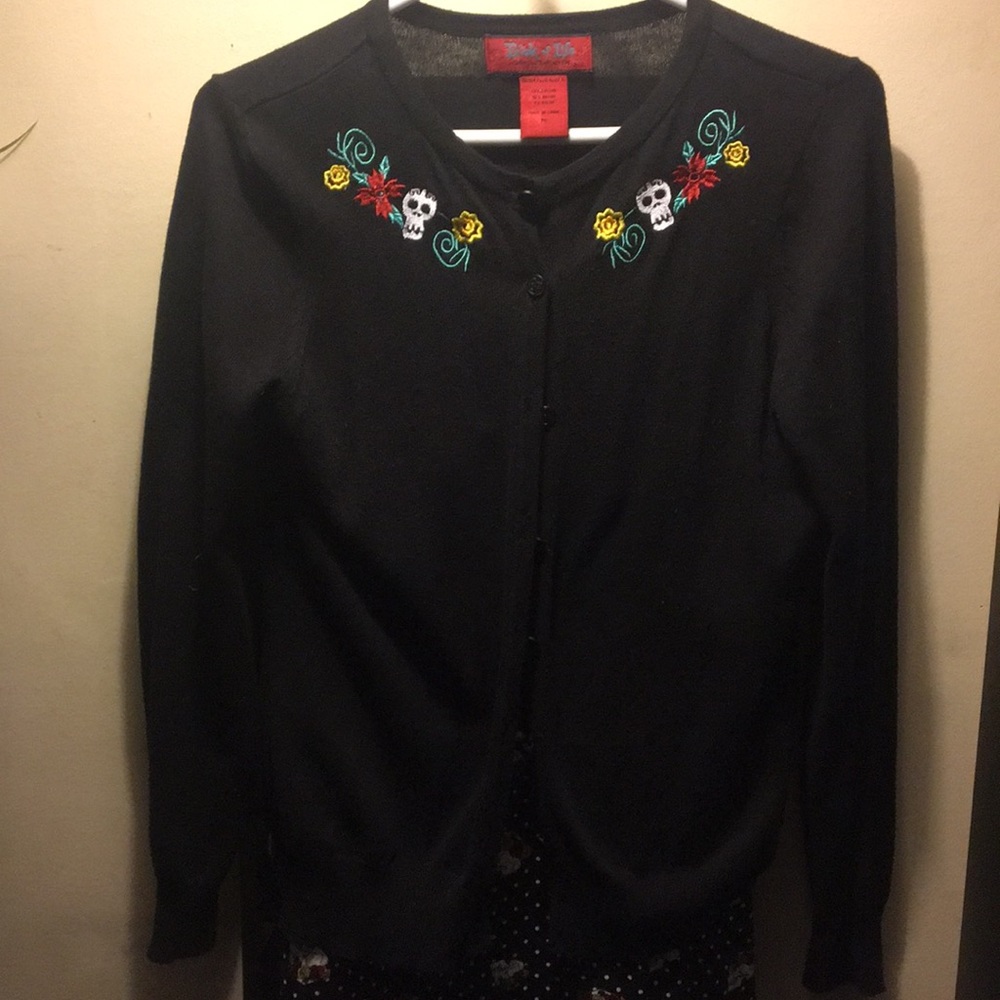 Button up sweater